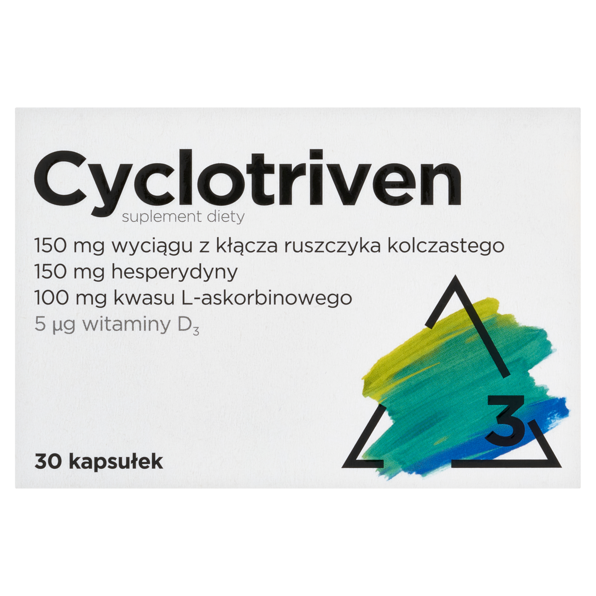 Aflofarm Cyclotriven - 30 kaps. - cena, opinie, wskazania zdjęcie
