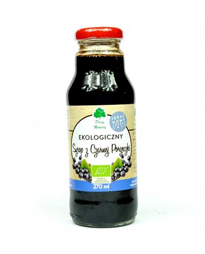 Dary Natury Ekologiczny Syrop z czarnej porzeczki, 270 ml zdjęcie