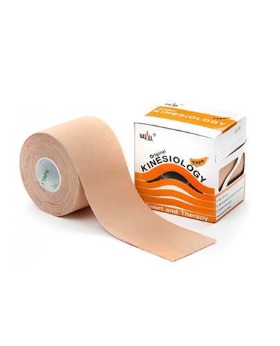 Nasara Kinesiology Tape, 5 cm x 5, beżowy, 1 szt., cena, właściwości, opinie zdjęcie
