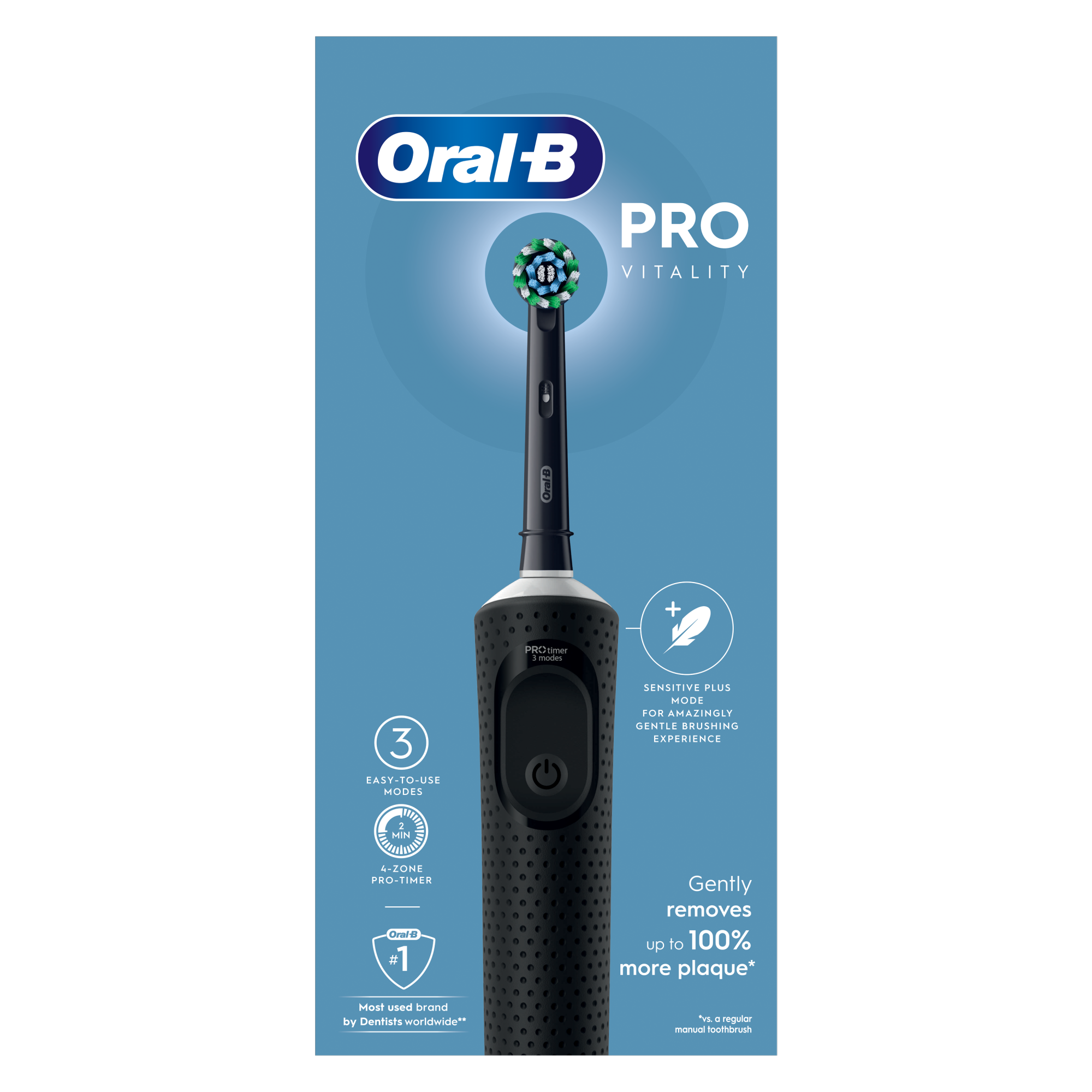 Oral-B Vitality Pro Black Szczoteczka elektryczna, 1 sztuka zdjęcie