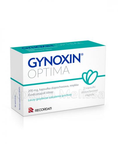Gynoxin Optima, 200 mg, kapsułki dopochwowe, miękkie, 3 sztuki zdjęcie