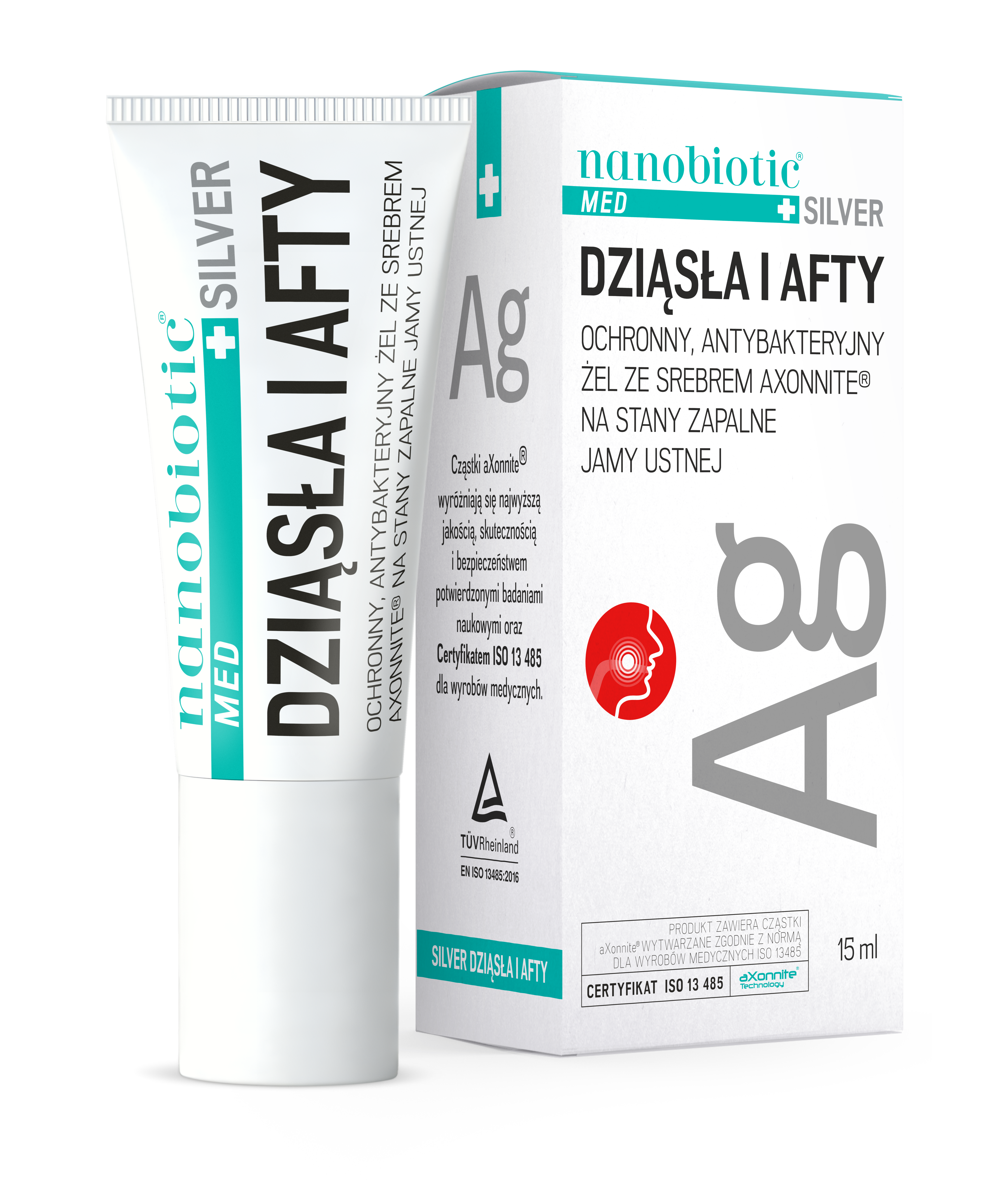 Nanobiotic Med+ Silver Dziąsła i afty 15 ml zdjęcie