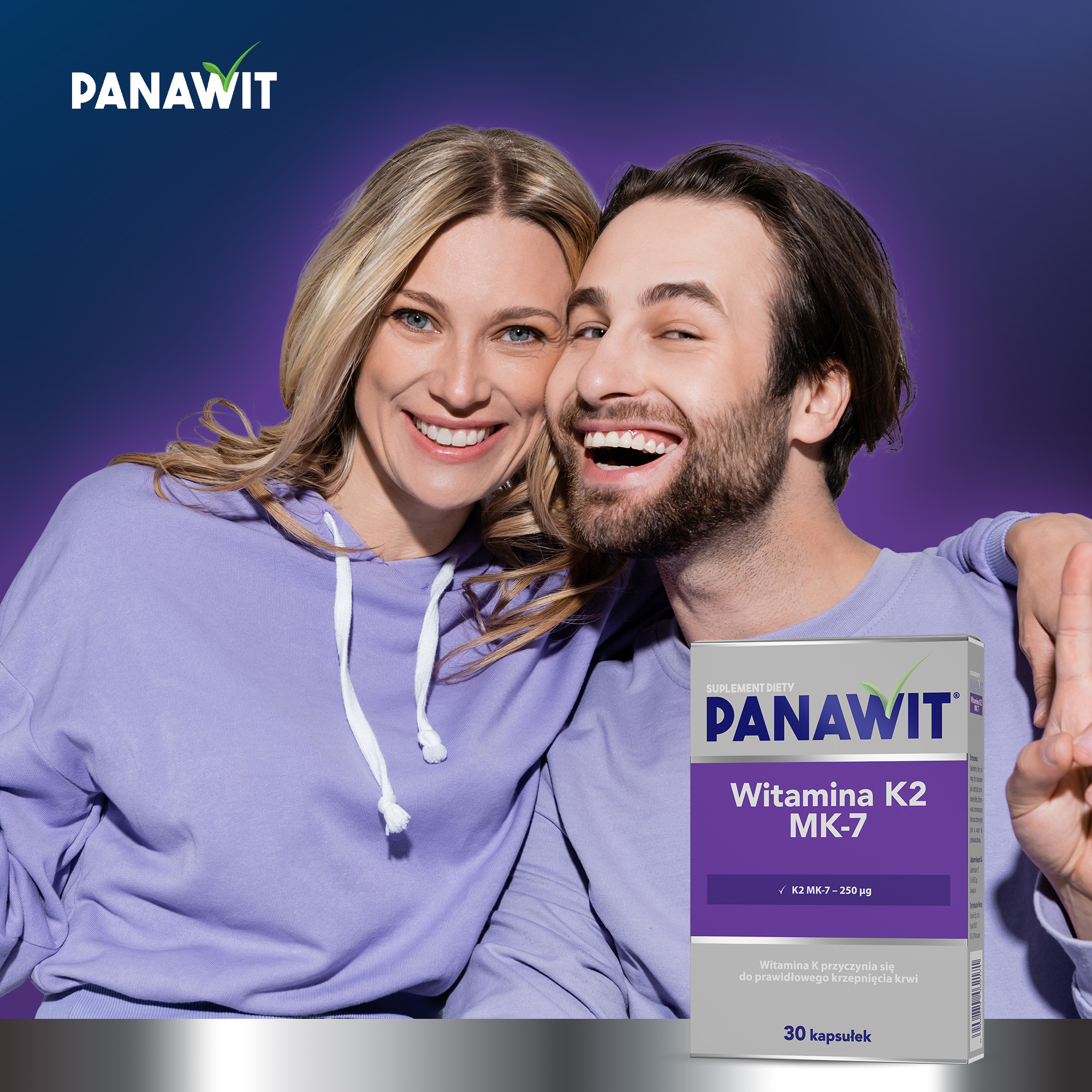 Panawit Witamina K2 MK-7, kapsułki, 30 sztuk