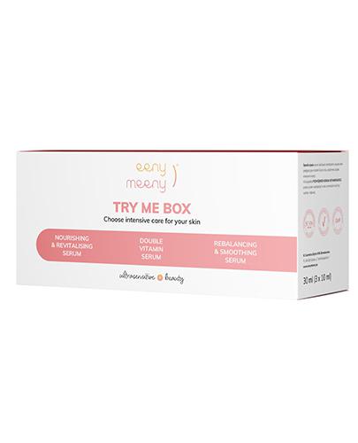Eeny Meeny Try Me Box Zestaw serum do twarzy - 3 x 10 ml - cena, opinie, właściwości zdjęcie