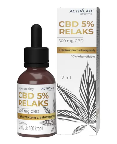 CBD 5% Relaks krople 12 ml zdjęcie
