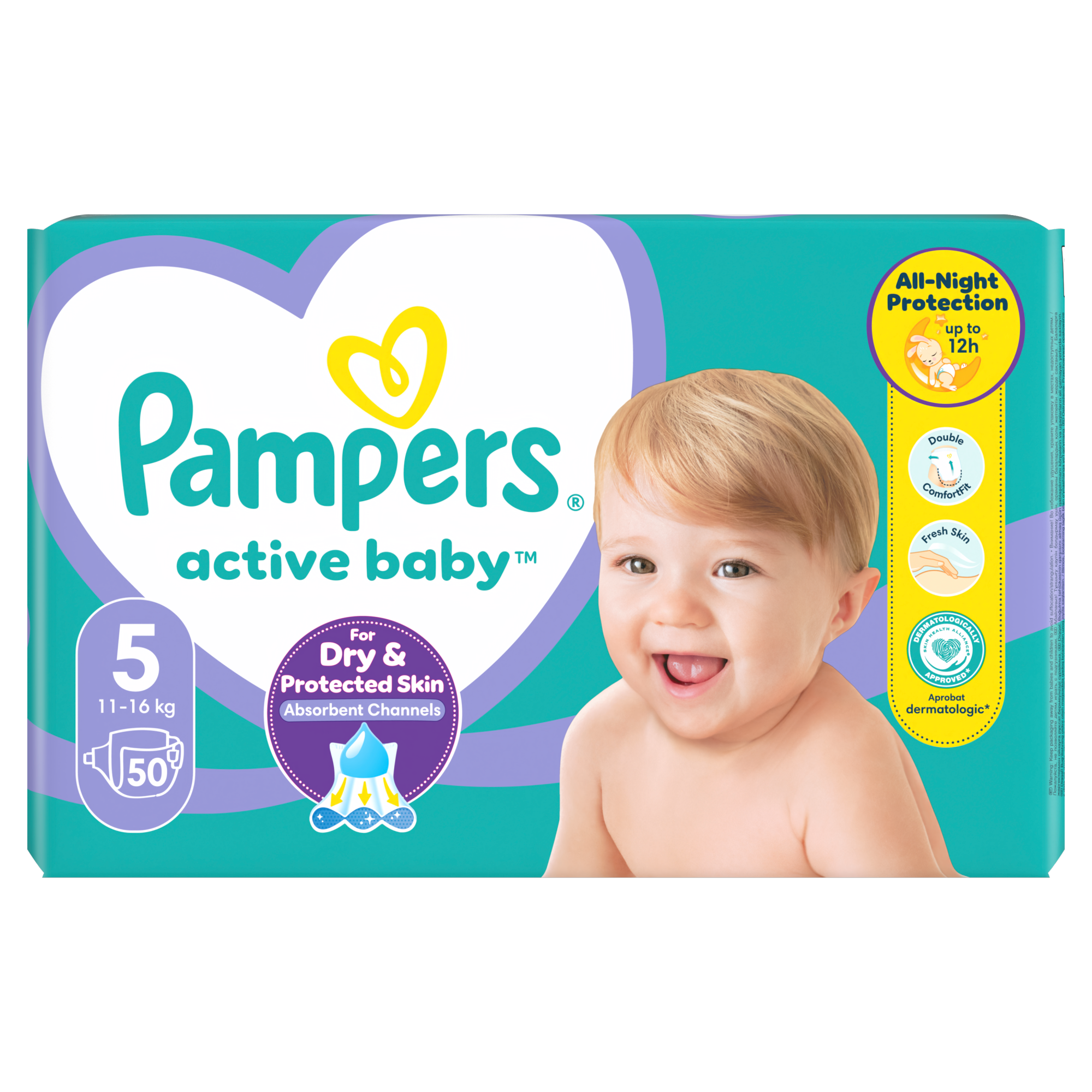Pampers pieluchy Active baby 5 Econompack Junior 11, 16 kg, 50 sztuk zdjęcie