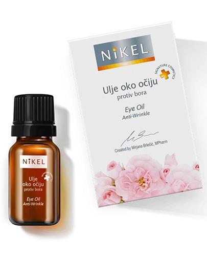 Nikel Olejek z kwiatów Dzikiej Róży i Passiflora pod oczy niwelujący zmarszczki rozjaśniający cienie 100% naturalny, 10 ml zdjęcie