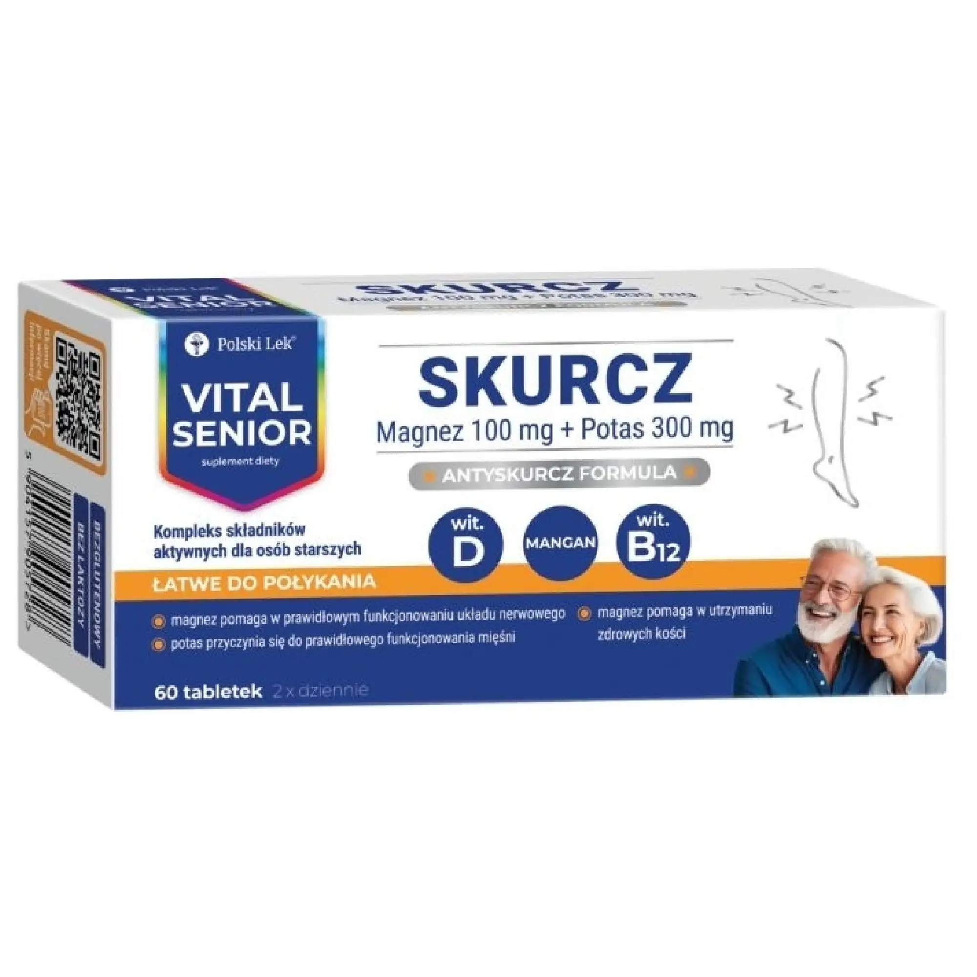 Vital Senior Skurcz, tabletki, 60 sztuk                                   zdjęcie