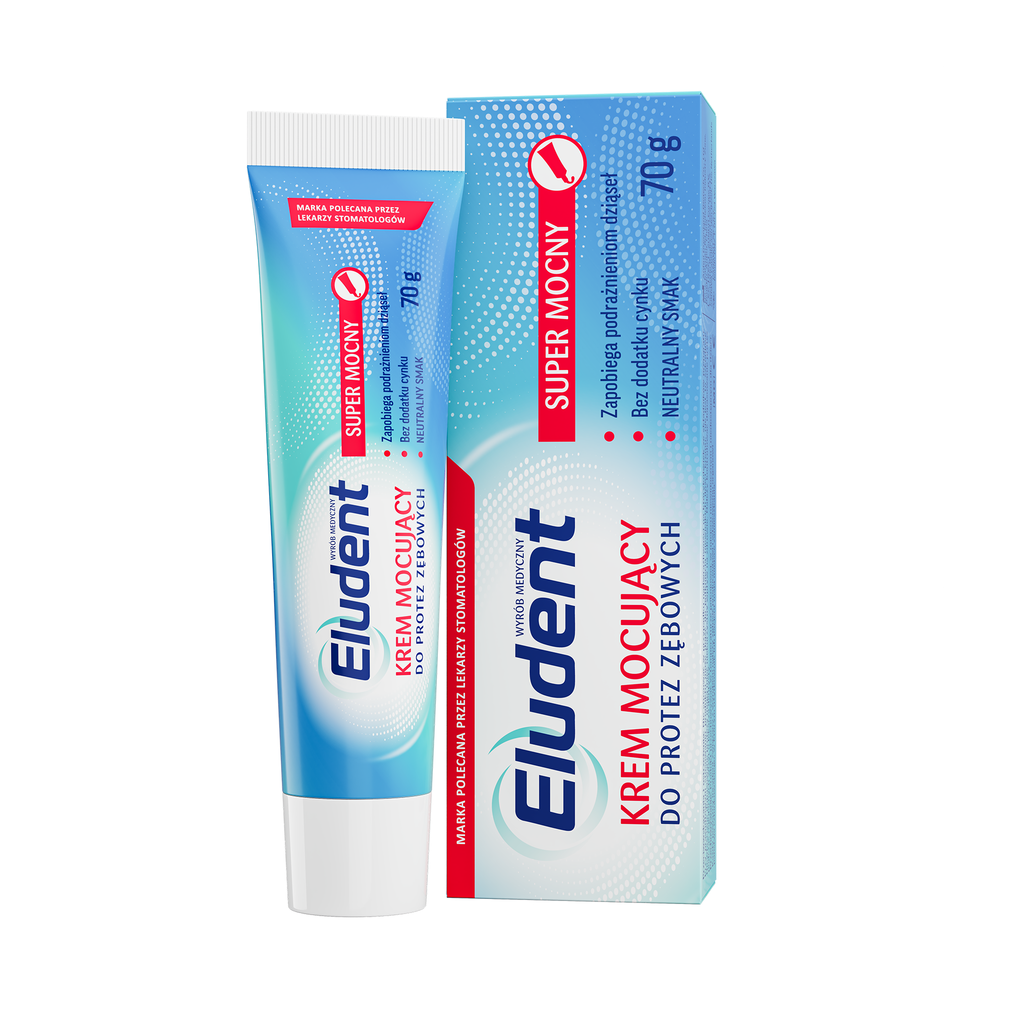 Eludent Krem mocujący do protez zębowych, 70 g zdjęcie