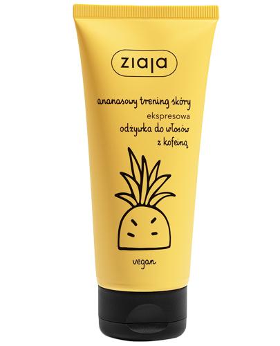 Ziaja ananasowy trening skóry ekspresowa odżywka do włosów z kofeiną 100 ml zdjęcie