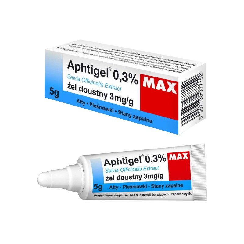 Aphtigel 0,3% Max, żel doustny, 5 g zdjęcie