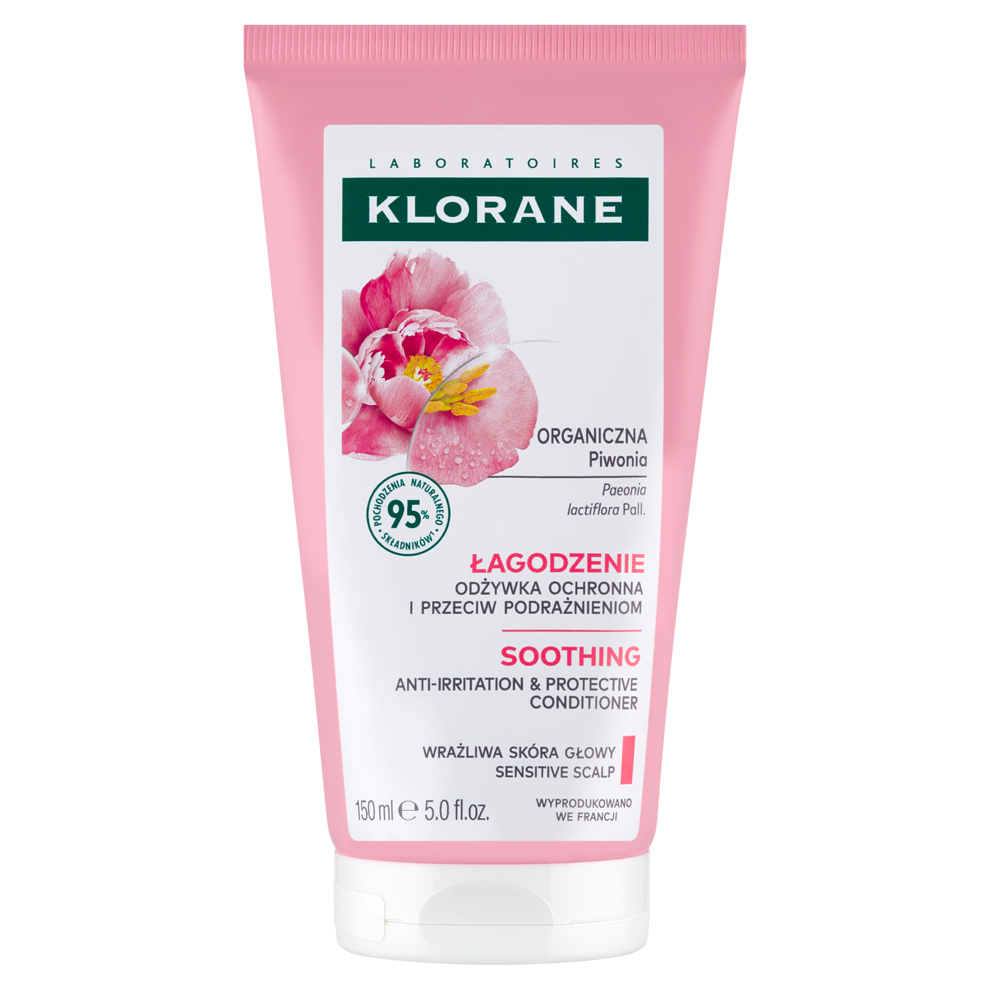 Klorane Odżywka z organiczną piwonią, 150 ml zdjęcie