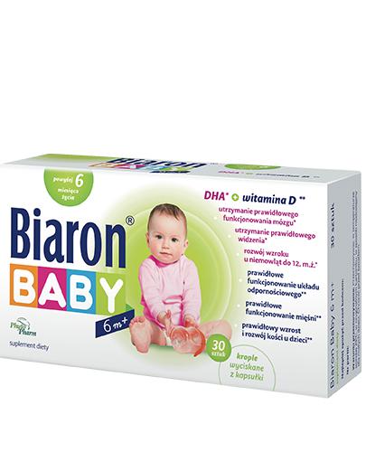 Biaron Baby DHA powyżej 6. miesiąca życia 30 kapsułek twist-off zdjęcie