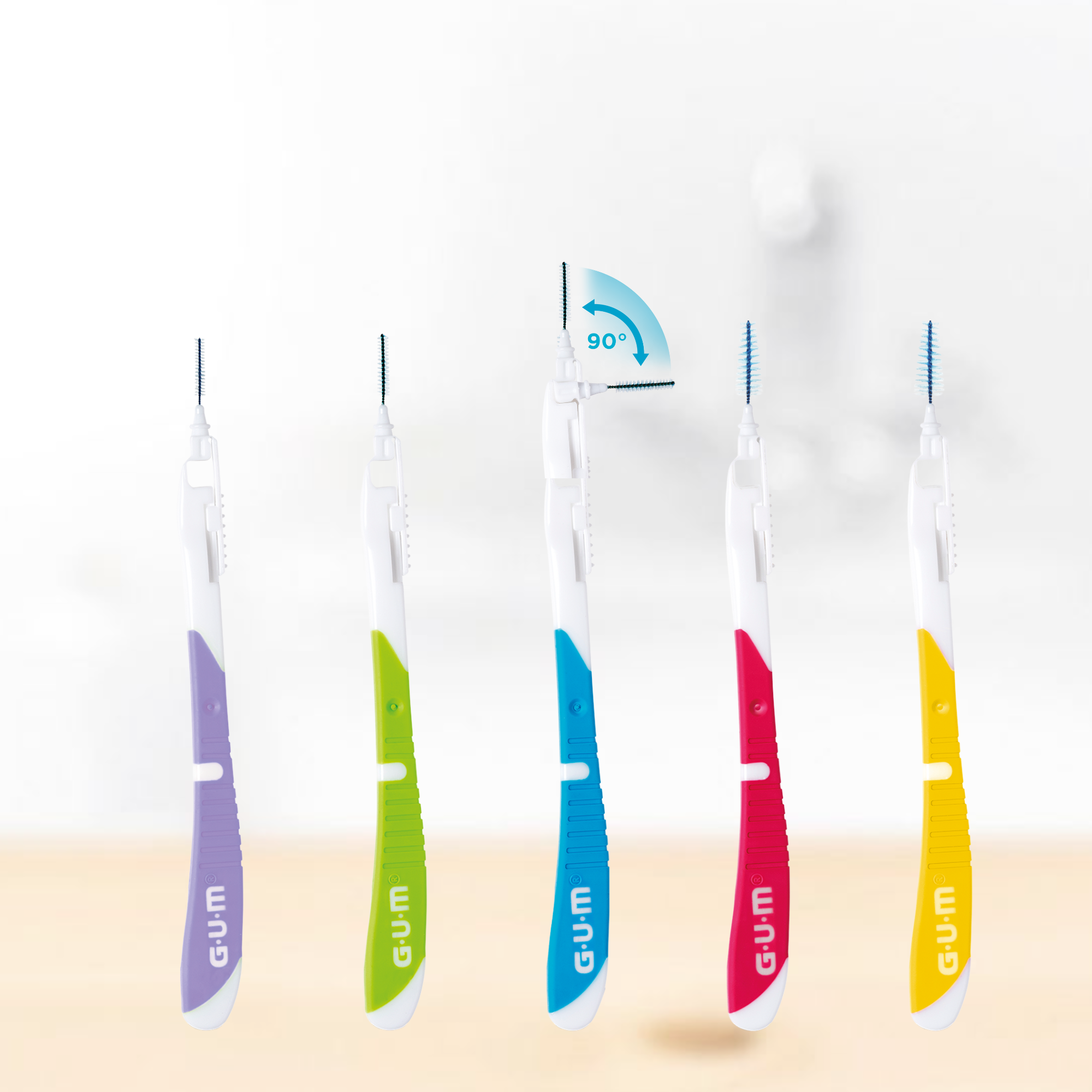 GUM Bi-Direction 0,7 szczoteczki międzyzębowe 6 sztuk
