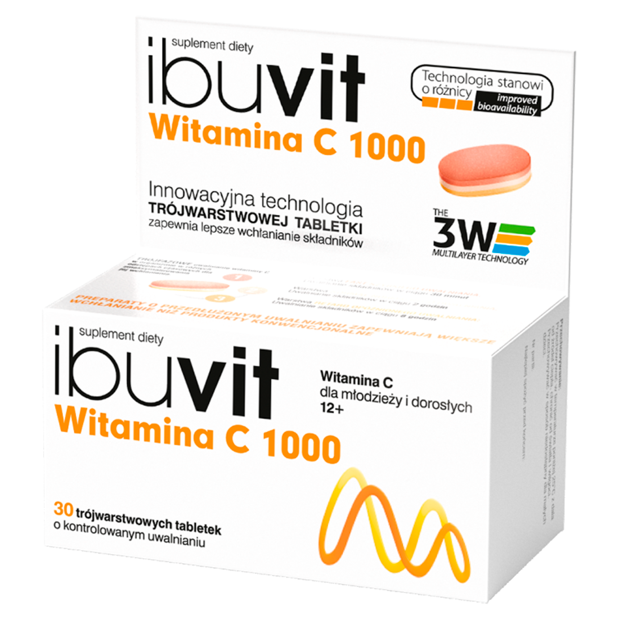 Ibuvit Witamina C 1000 30 tabletki zdjęcie