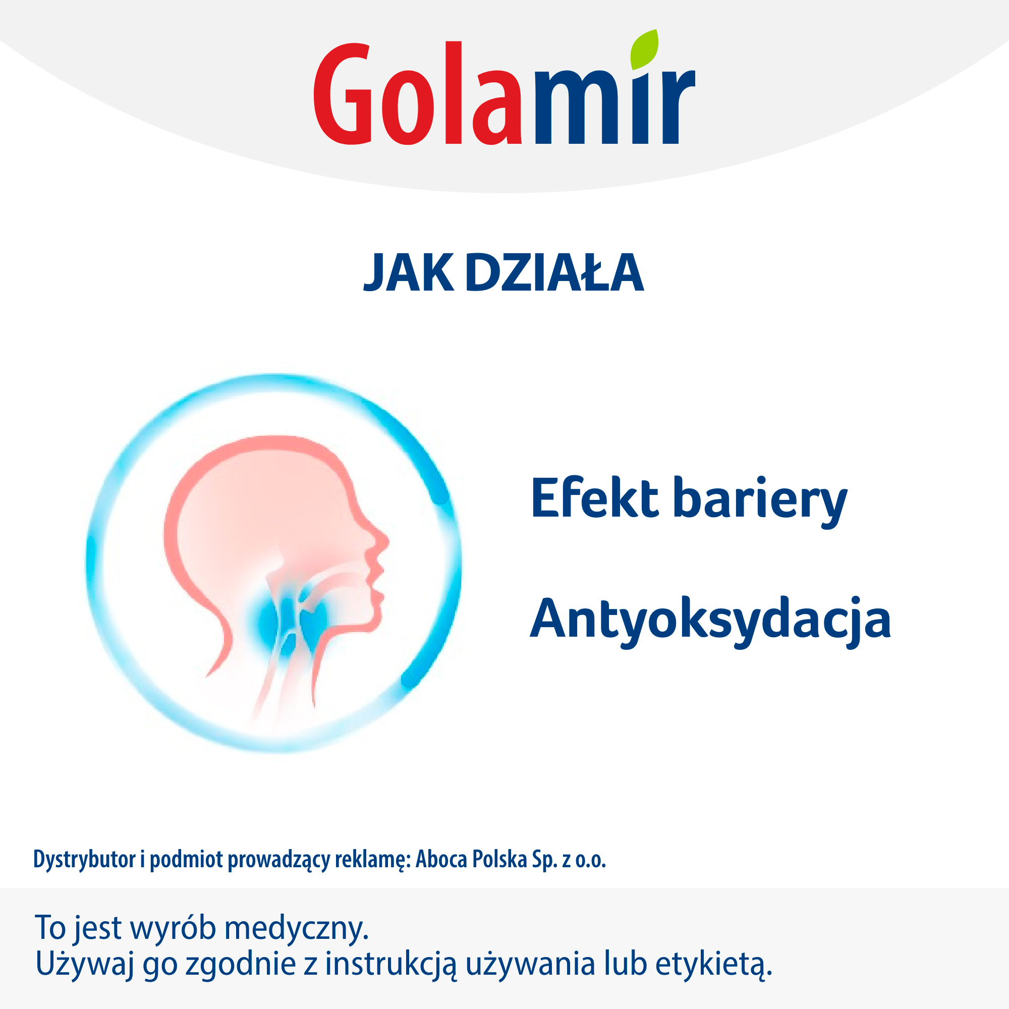 Aboca Golamir 2ACT zmniejsza ból i chroni gardło 20 tabletek do ssania