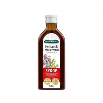 Premium Rosa Syrop z tymianku i macierzanki - 250 ml - cena, opinie wskazania
