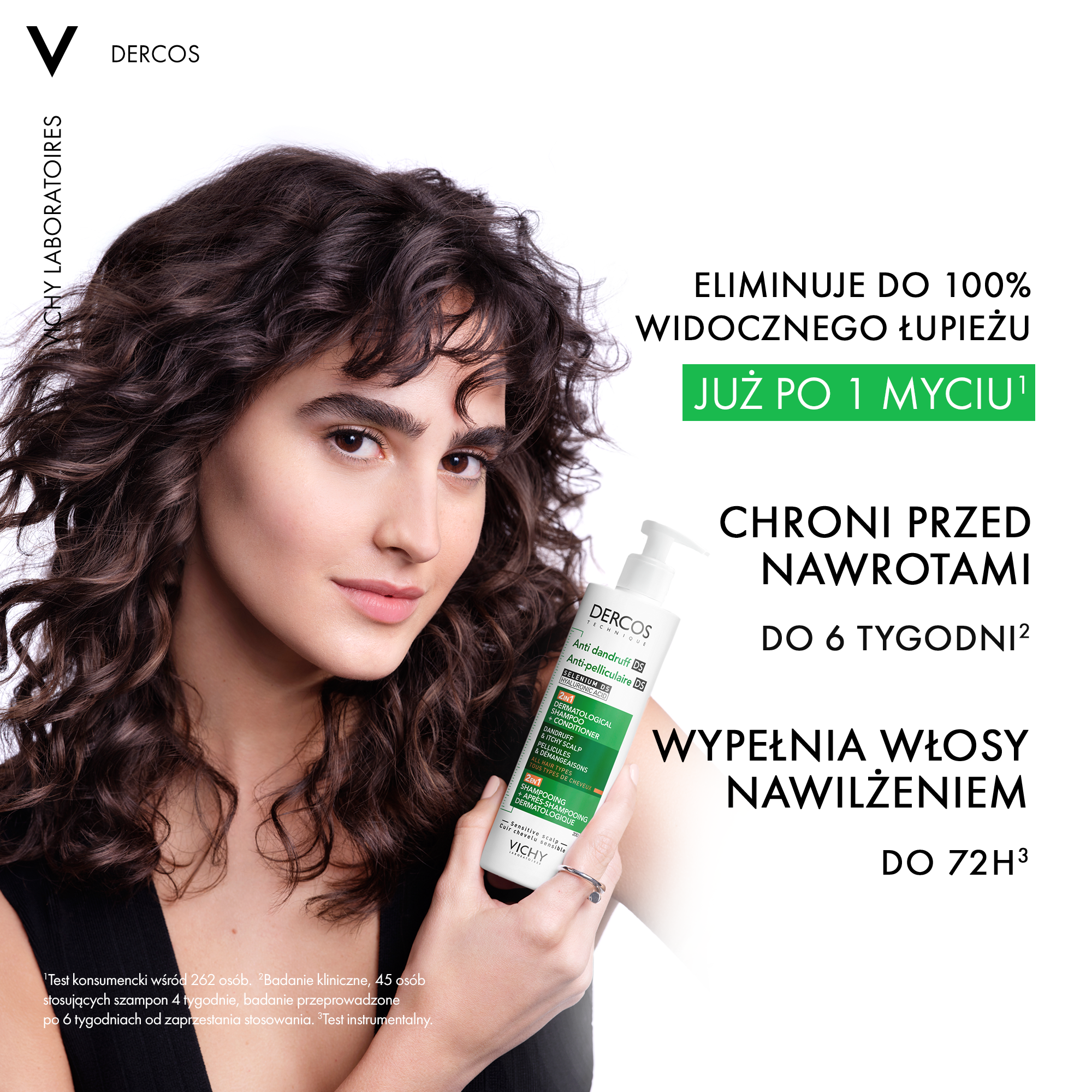 Vichy Dercos DS Szampon przeciwłupieżowy z odżywką 2w1 390 ml