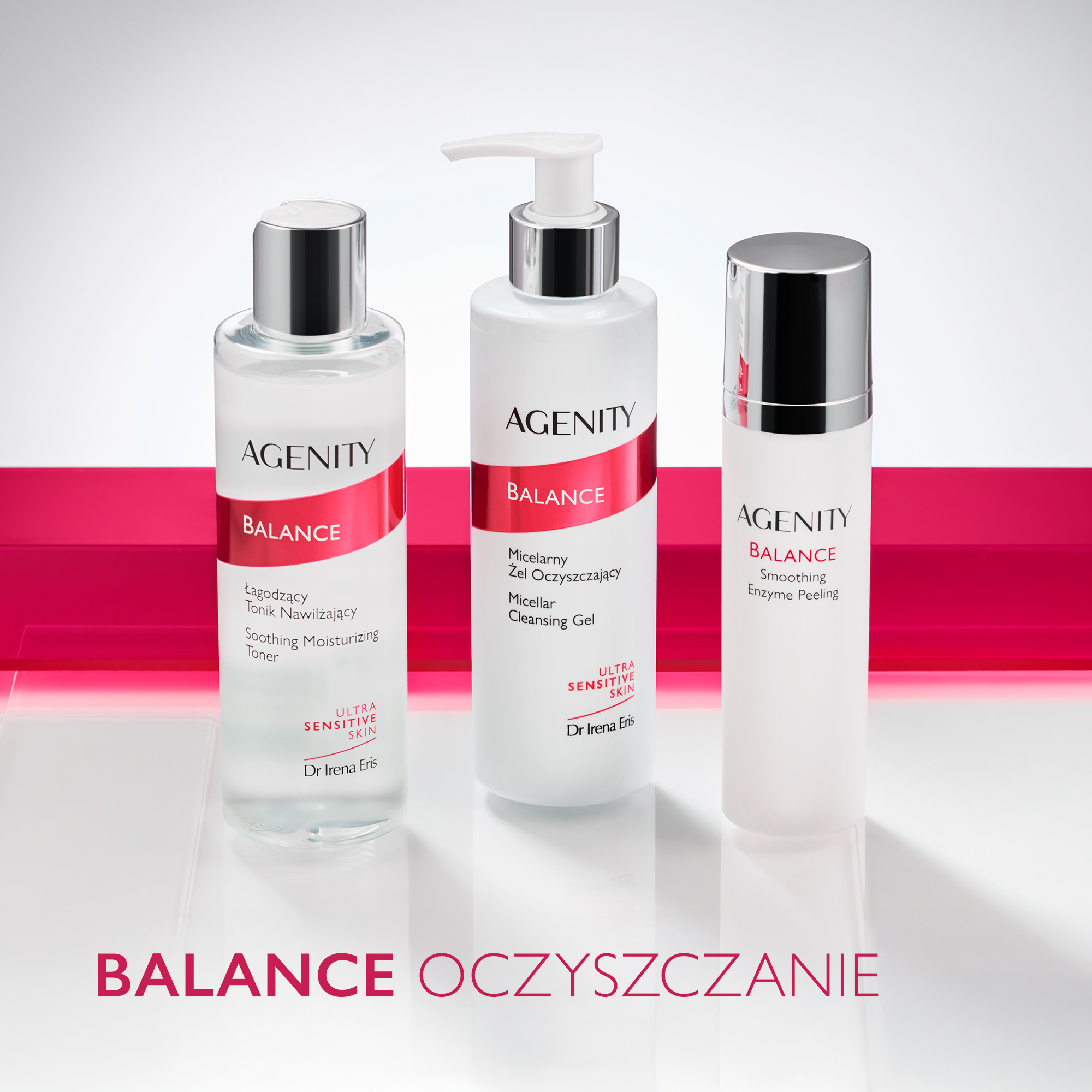 Agenity Balance, Tonik nawilżający łagodzący do każdego rodzaju skóry, 200 ml