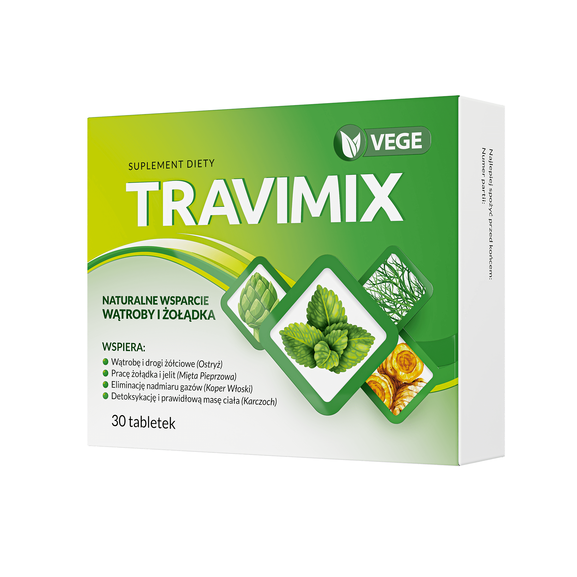 Travimix, tabletki, 30 sztuk