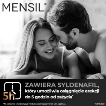 Mensil, 25 mg, tabletki do rozgryzania, żucia, 8 sztuk