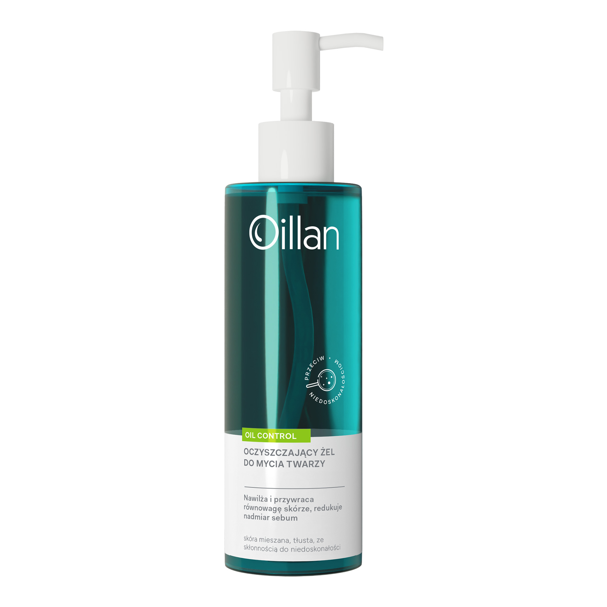 Oillan Oil Control, oczyszczający żel do mycia twarzy, 200 ml zdjęcie