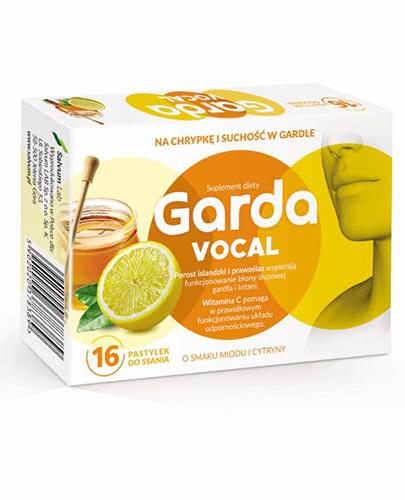 Garda Vocal o smaku miodu i cytryny do ssania - 16 pastylek - cena, opinie, właściwości zdjęcie