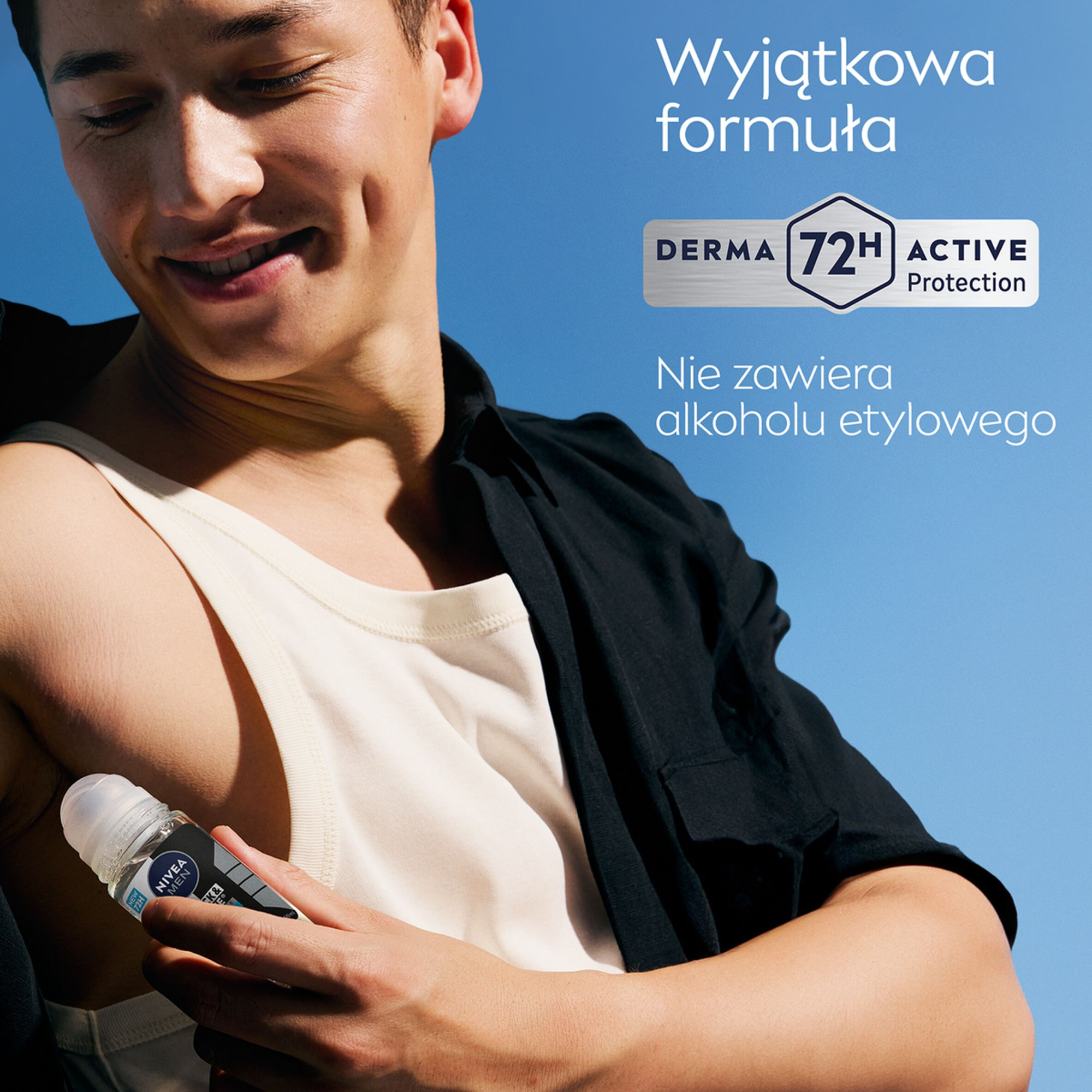 Nivea Men Black&White Invisible Fresh antyperspirant w kulce 50 ml