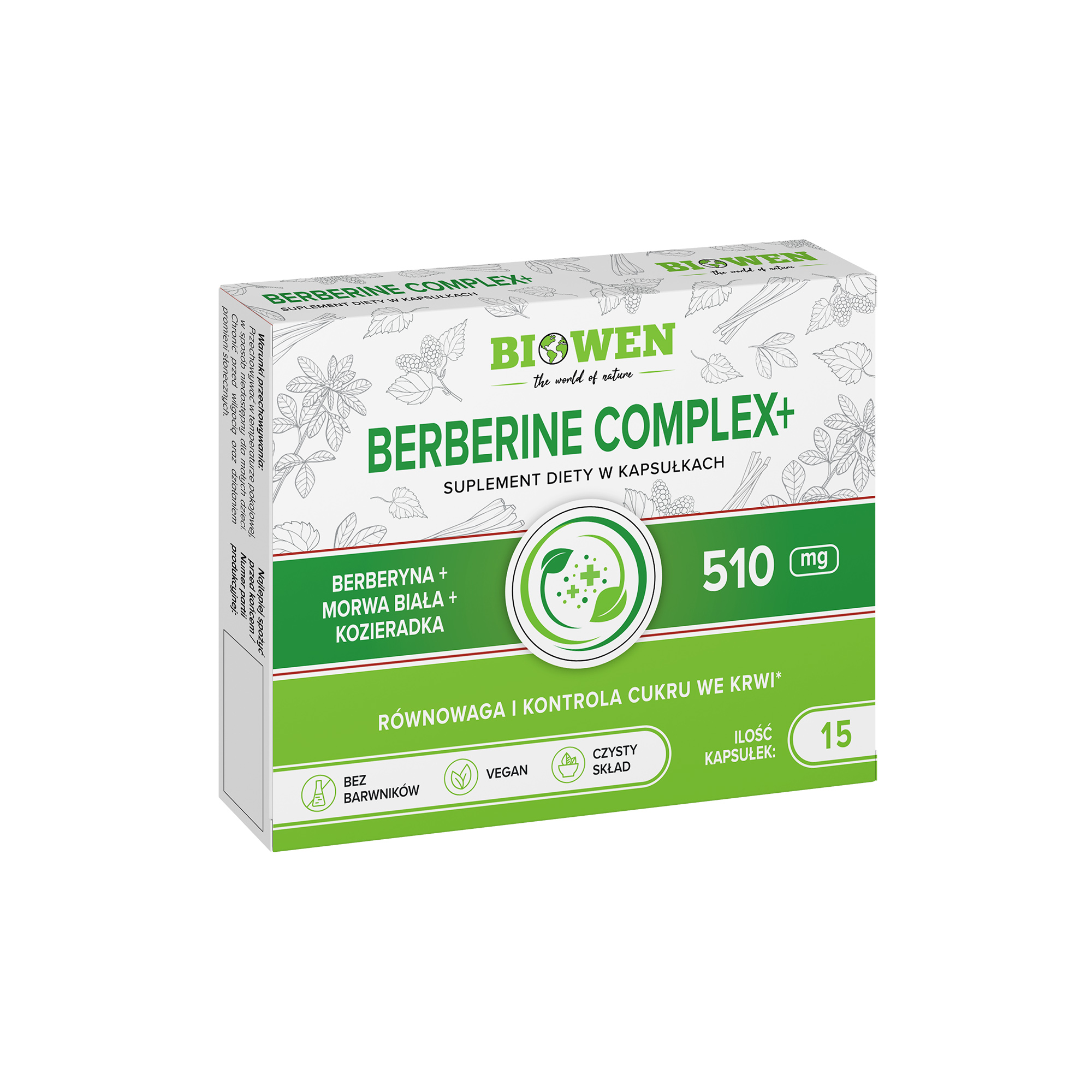 Biowen, Berberine Complex+, 15 kapsułek zdjęcie