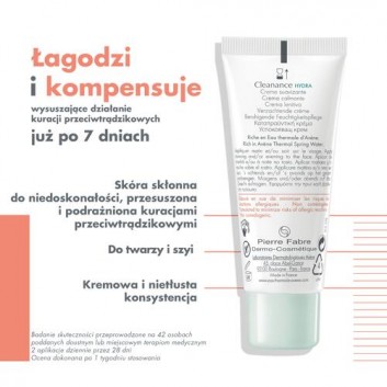 Avene Cleanance Hydra, krem łagodzący, 40 ml