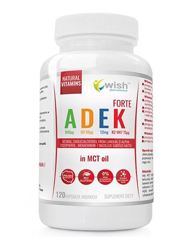 Wish ADEK Forte - 120 tabl. - cena, opinie, właściwości zdjęcie