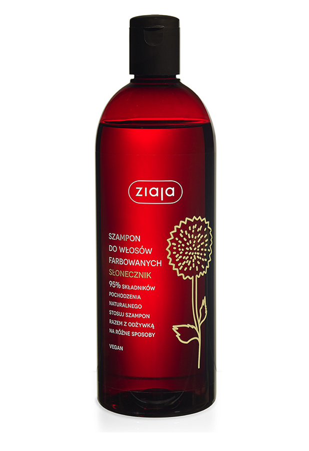 Ziaja Słonecznikowy szampon do włosów farbowanych 500 ml zdjęcie