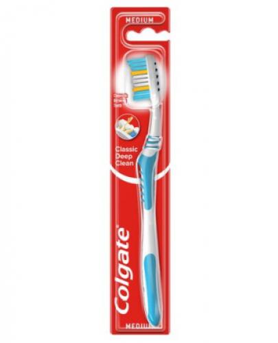 COLGATE CLASSIC DEEP CLEAN MEDIUM Szczoteczka do zębów - 1szt zdjęcie