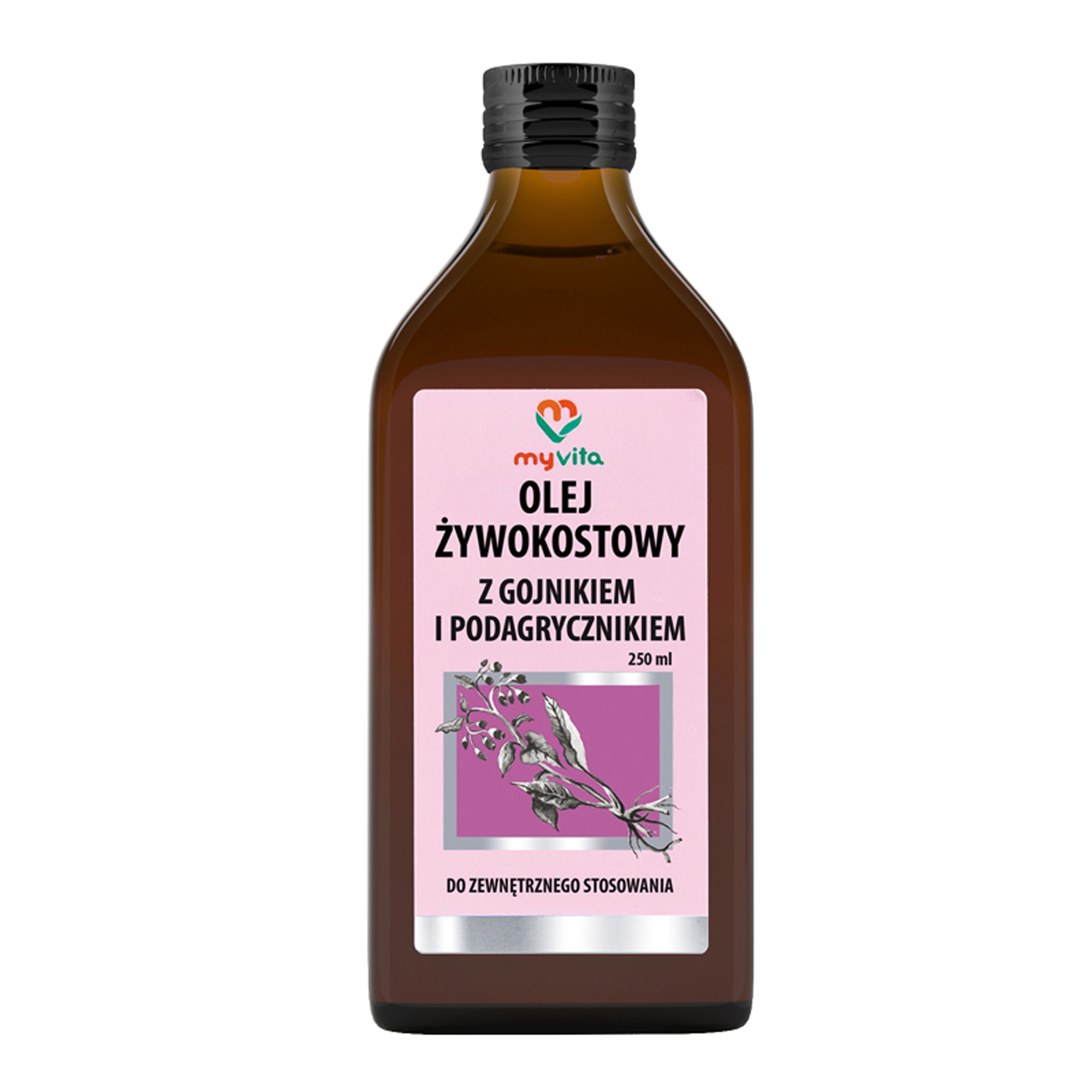 MyVita Olej żywokostowy z gojnikiem i podagrycznikiem, 250 ml zdjęcie
