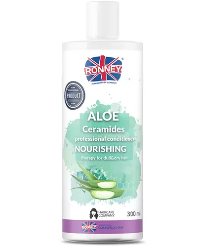 Ronney Aloe Ceramides nawilżająca odżywka do włosów matowych i suchych 300 ml zdjęcie