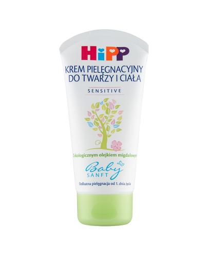 HIPP BABYSANFT Krem pielęgnacyjny do twarzy i ciała - 75 ml zdjęcie