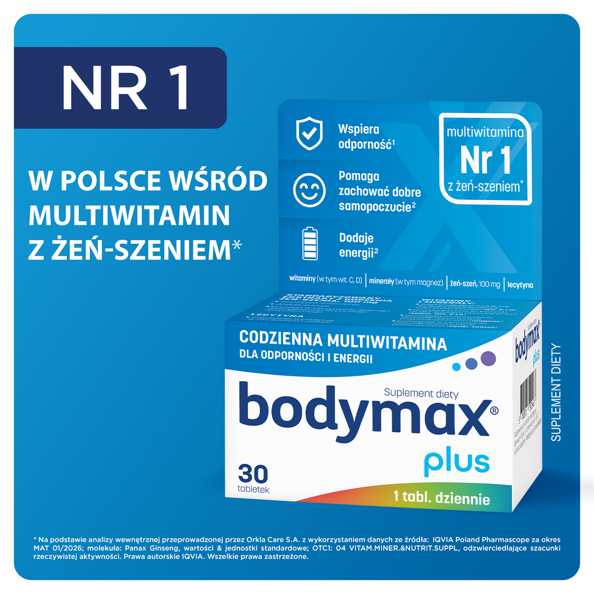 Bodymax Plus, 30 tabletek