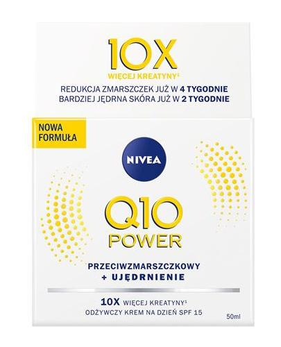Nivea Q10 Power Przeciwzmarszczkowy + Ujędrnienie Krem na dzień SPF 15 50 ml zdjęcie