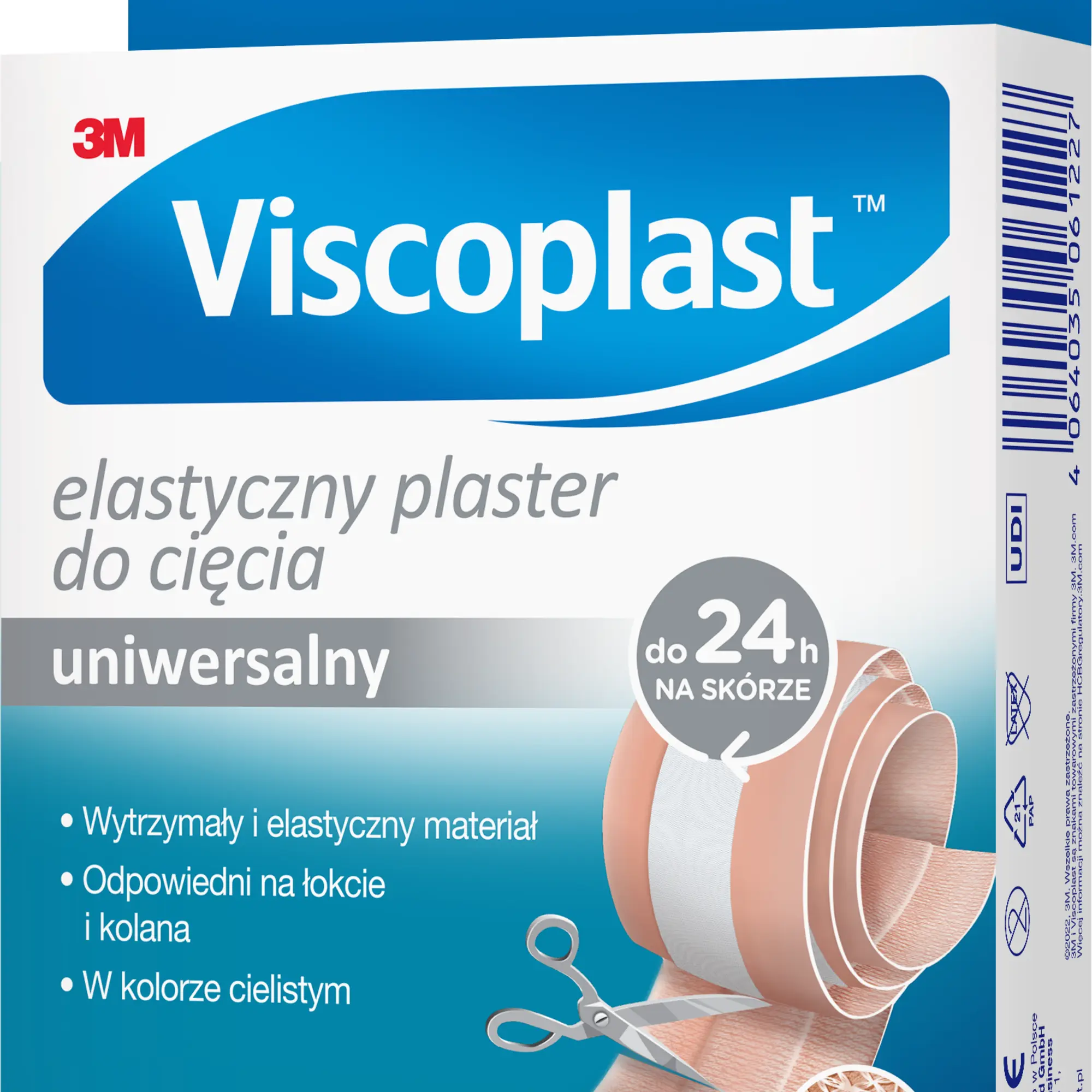 Viscoplast elastyczny plaster do cięcia 1m x 6 cm 1 sztuka