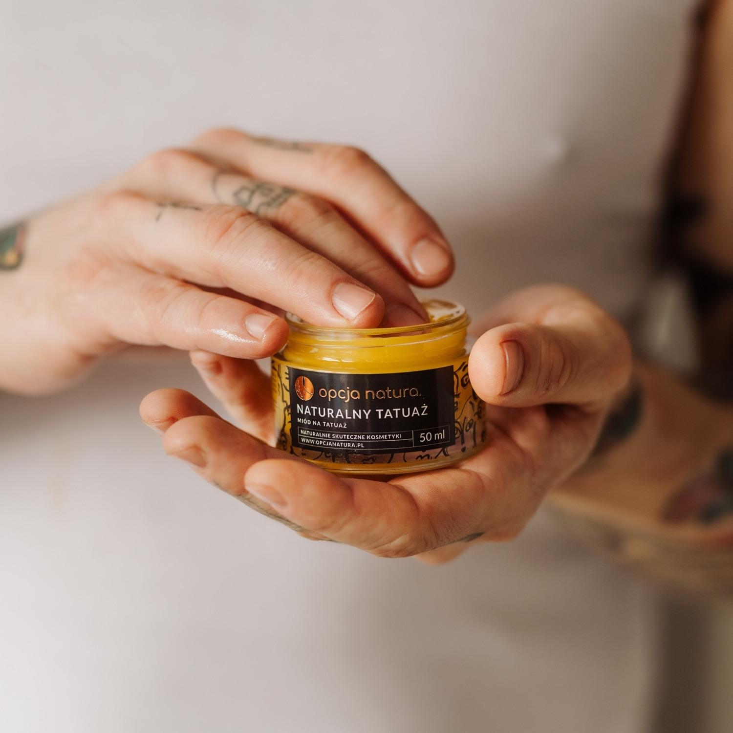 Opcja Natura Naturalny Tatuaż Miód na tatuaż, 50 ml