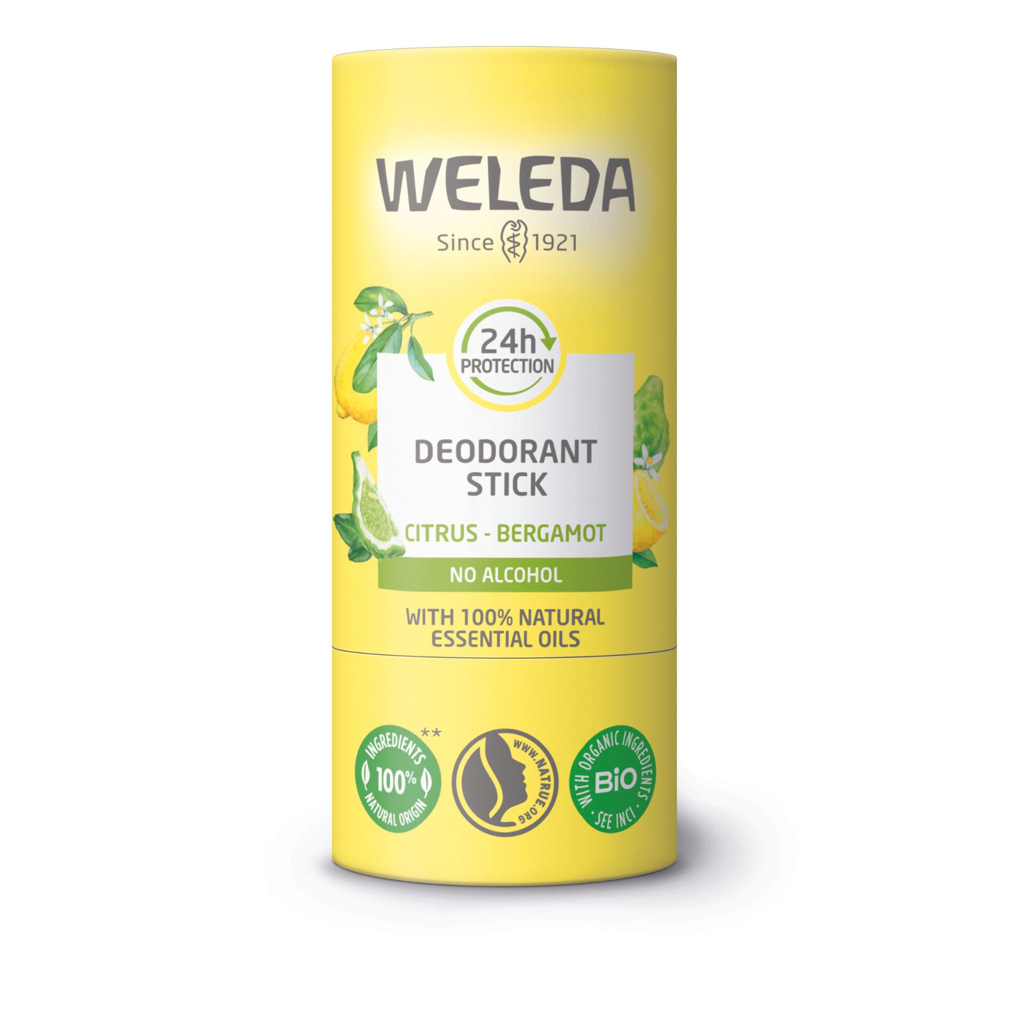 Weleda Dezodorant-sztyft 24h cytryna-bergamotka, 50 g zdjęcie
