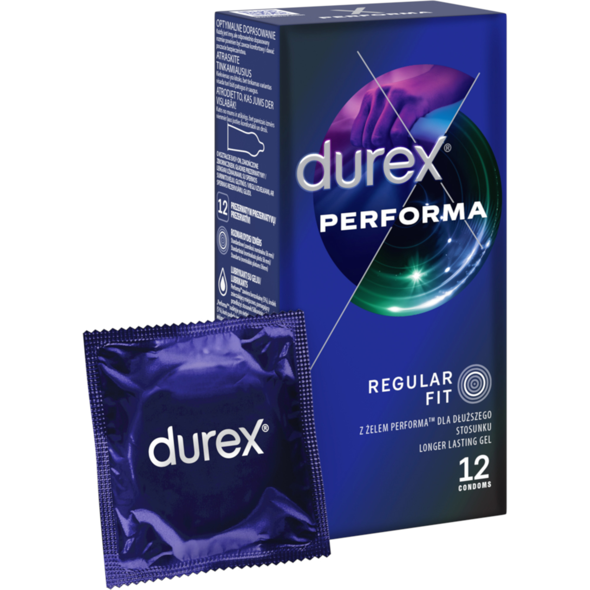 Durex Performa prezerwatywy, 12 sztuk zdjęcie