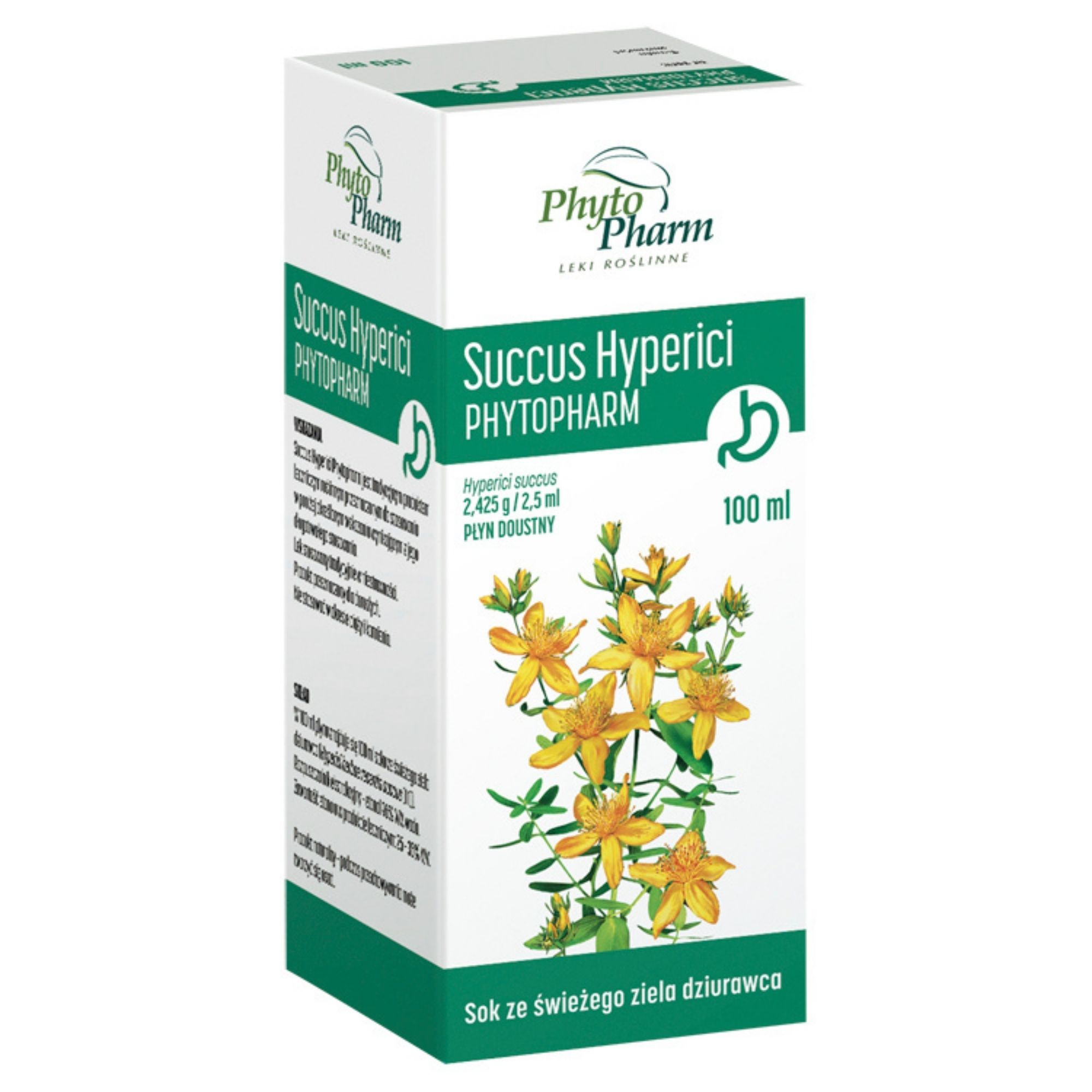 Succus Hyperici 2,425 g/2,5ml płyn doustny 100 ml  zdjęcie