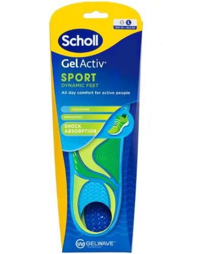 Scholl GelActiv Sport Wkładki do butów męskie L 1 para zdjęcie