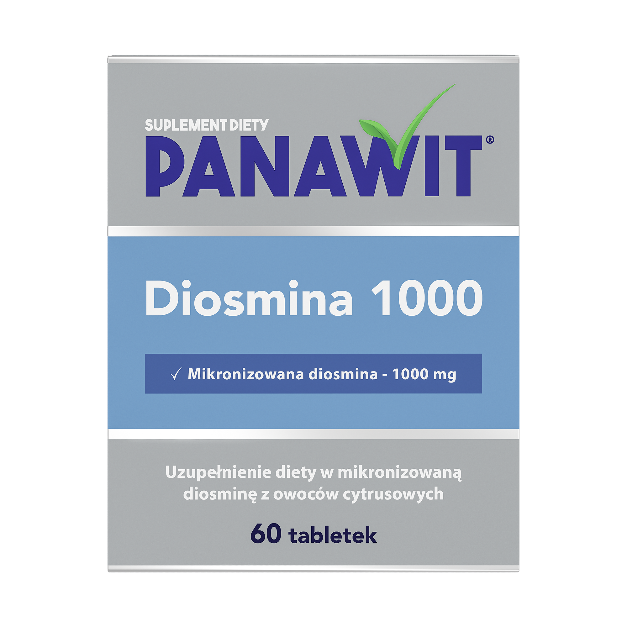 Panawit, Diosmina 1000, tabletki, 60 sztuk zdjęcie