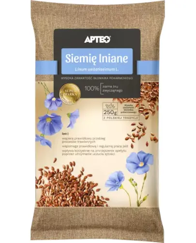 Apteo Siemię lniane 250 g zdjęcie