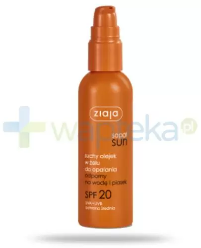 Ziaja Sopot Sun suchy olejek w żelu do opalania SPF20 90 ml zdjęcie