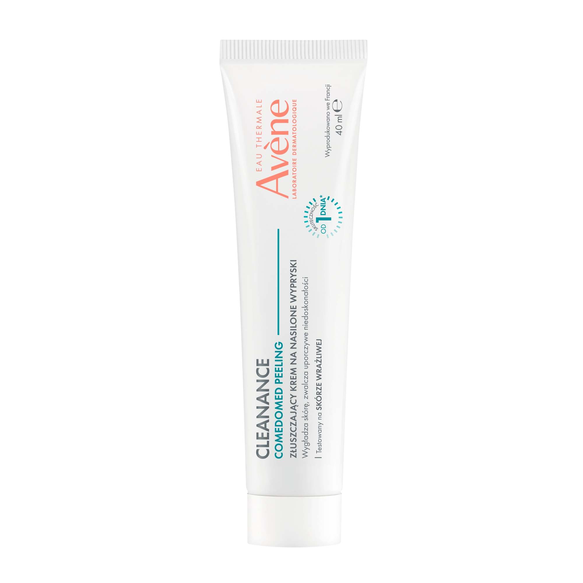 Avene Cleanance Comedomed Peeling Złuszczający krem na nasilone wypryski, 40 ml	 zdjęcie