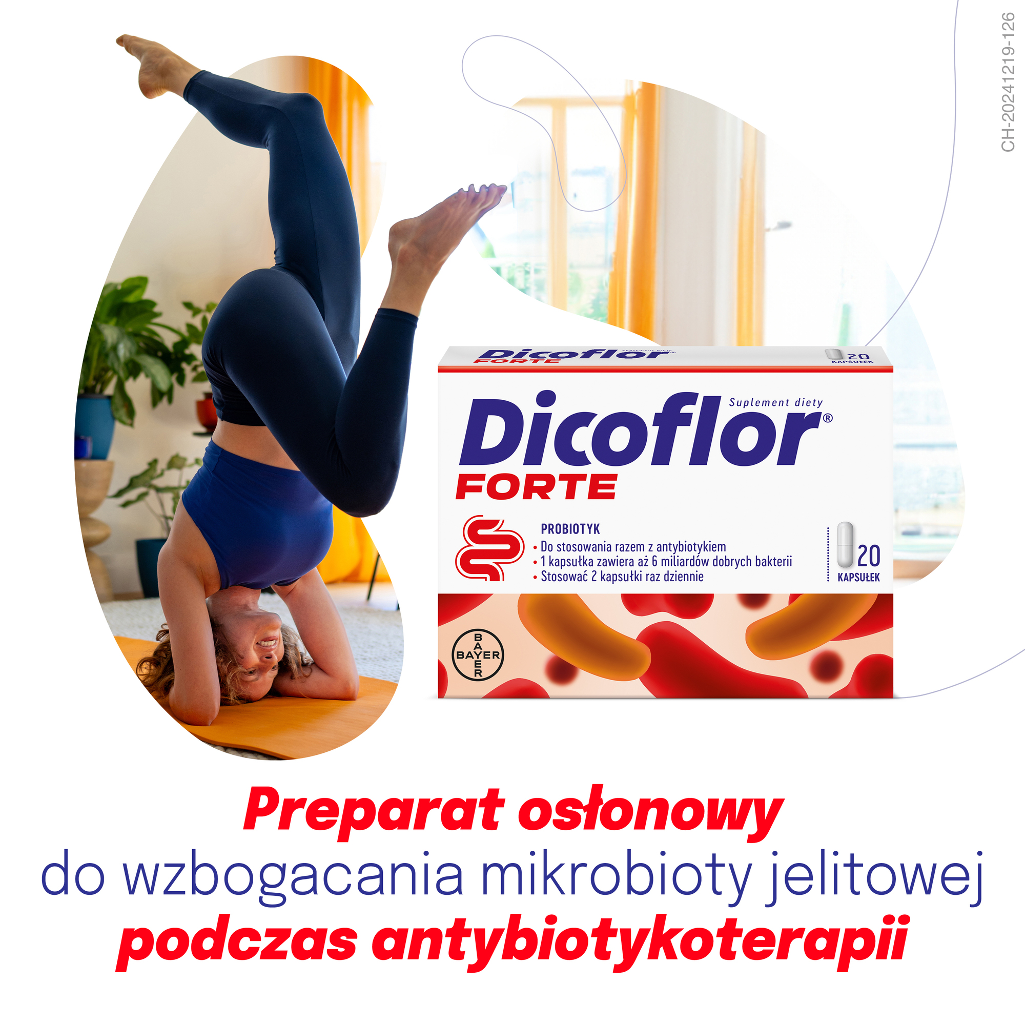 Dicoflor Forte, kapsułki, 20 kapsułek