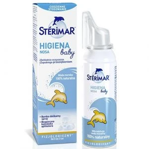 Sterimar Baby, Higiena nosa, fizjologiczny roztwór wody morskiej, dla dzieci 0-3, 100 ml zdjęcie
